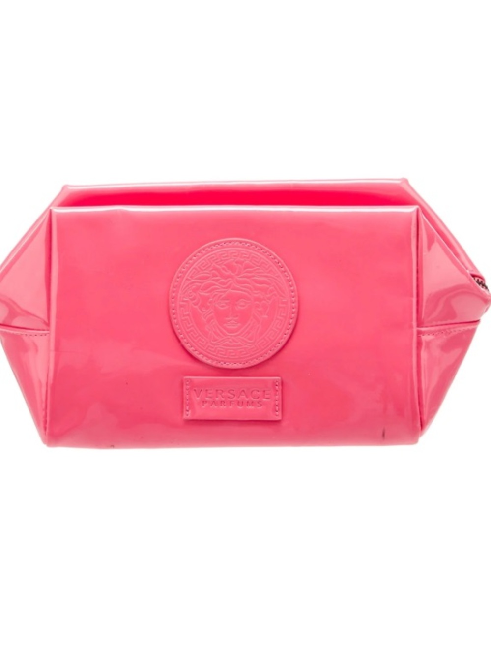 NEW Versace Hot Pink Patent Medusa Pouch